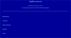 Desktop Screenshot of papillonconcerts.com